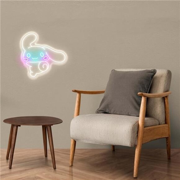 CinnamoRoll LED Neon Sign Wall Decor Japanese Light Anime Sanrio Hello Kitty NEW - Picture 2 of 6